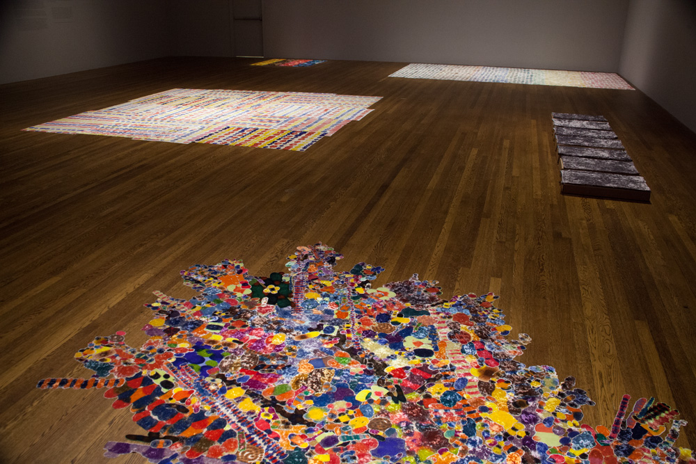 Polly Apfelbaum - Nevermind: Work from the 90s installation view